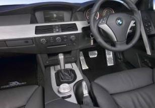 Bmw e60 e61 5 series ac schnitzer 2004-07 rhd carbon silver dashboard & console