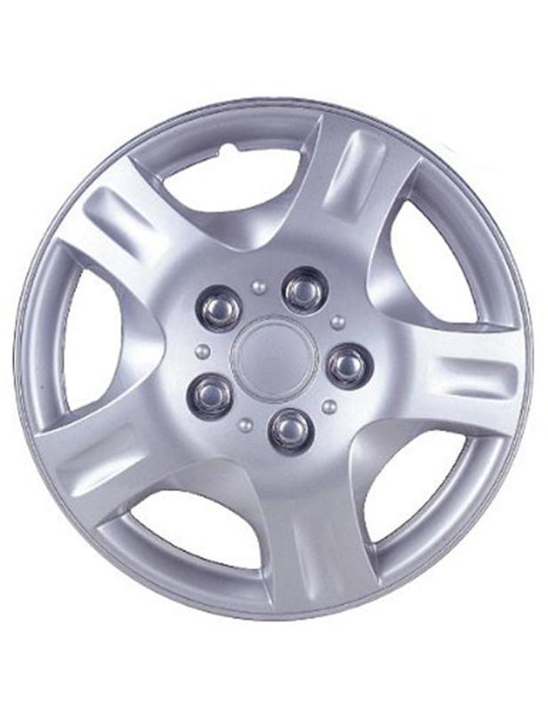 Nissan altima 16" hub caps oem replacement silver abs wheel cover set of 4