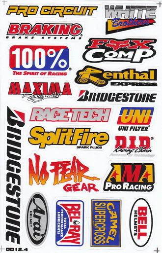 Sell AGP_ST_ST17 sticker decal motorcycle car bike racing tattoo moto ...