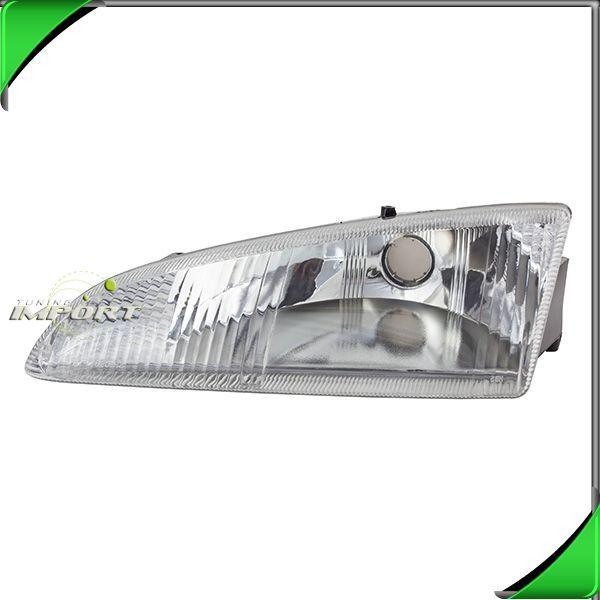 95-97 dodge intrepid driver side left clear lens chrome head light lamp housing