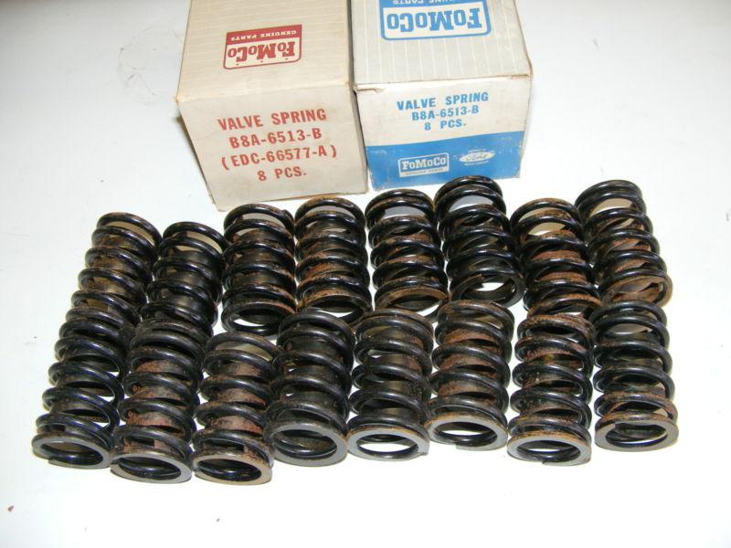 1958 59 60 61 62 63 64 65 66 ford 16 valve springs nos new b8a-6513-b 332 352