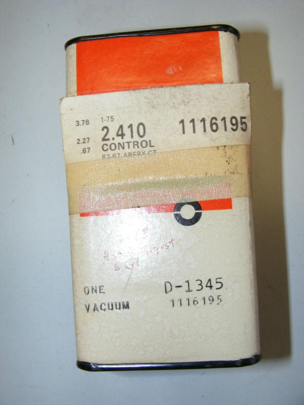 1962 63 pontiac tempest vacuum advance control nos new delco remy 1116195