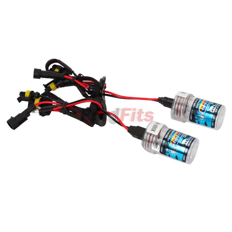 New 2pcs car xenon hid h9 6000k 55w head light bulb lamp energy saving