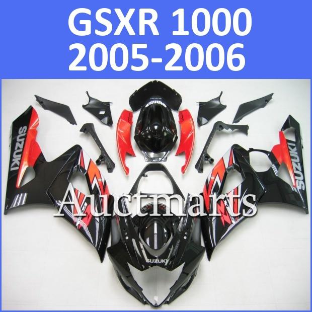 Fit suzuki 05 06 gsxr 1000 gsx-r 2005 2006 fairing bodywork plastics k5 e17 d10