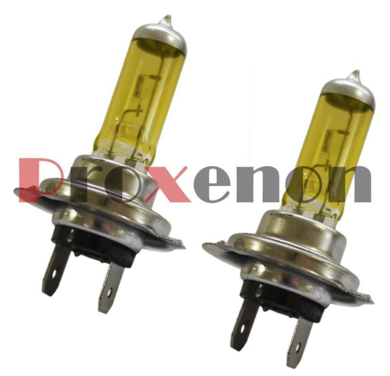 H7 yellow 55w xenon halogen 2pc light bulb yamaha yzf-r6 03 04 05 06 07 08 09 10