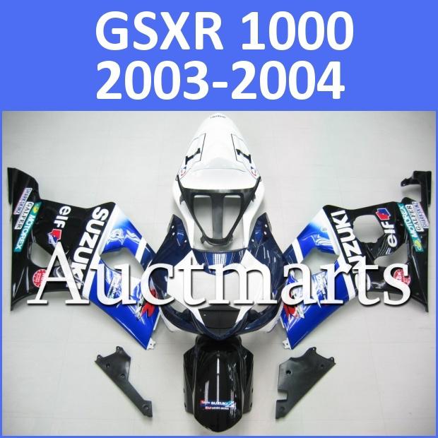 Fit suzuki 03 04 gsxr 1000 gsx-r1000 2003 2004 fairing k4 bodywork d9s d10