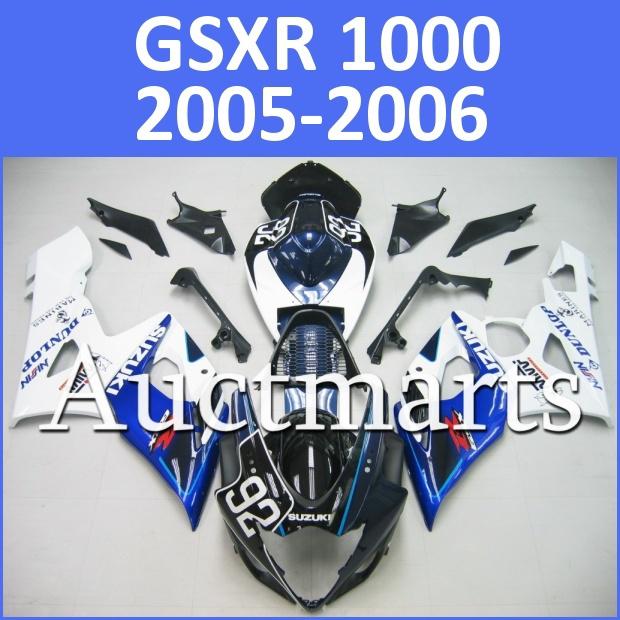 Fit suzuki 05 06 gsxr 1000 gsx-r 2005 2006 fairing bodywork plastics k5 e47 d13