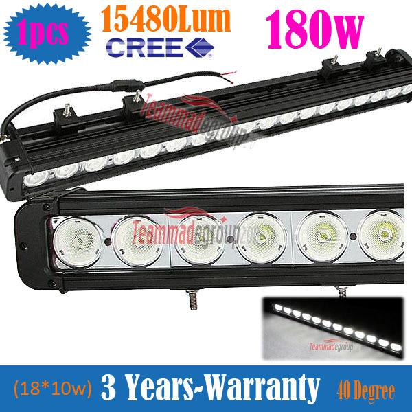 180w 15480lm flood cree led work driving light bar offroad 4wd boat mining truck