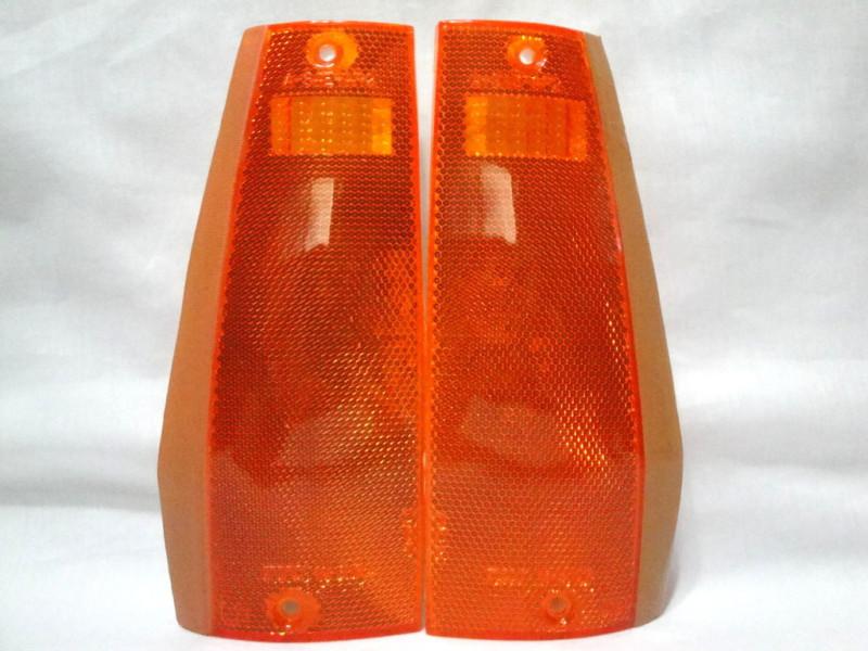 84-96 jeep cherokee comanche wagoneer corner side marker light lamp rl h new