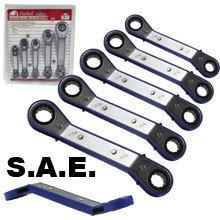 5pc offset ratchet box wrench set sae automotive shop diy wholesale auto tools