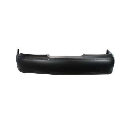 98-02 lincoln town car rear bumper primered black plastic w/side cover support