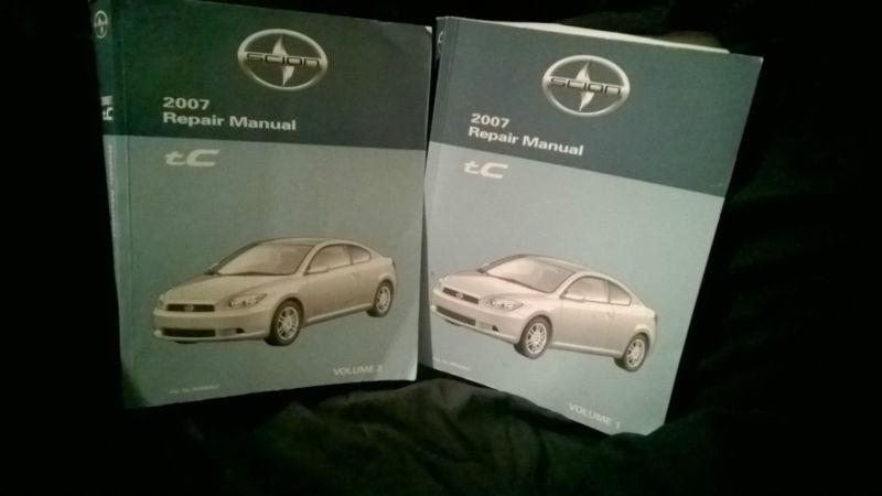 2007 scion tc factory repair manual set: volumes 1 & 2