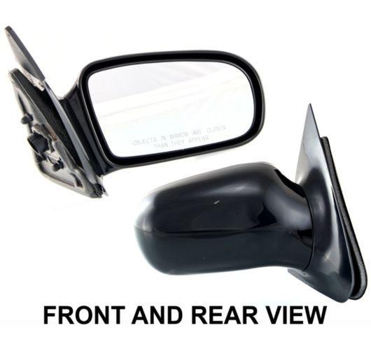 New manual gloss black passenger side view mirror cavalier or sunfire right door