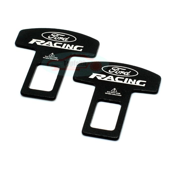 2x safety seat belt buckle alarm clasp stopper eliminator for ford racing focus