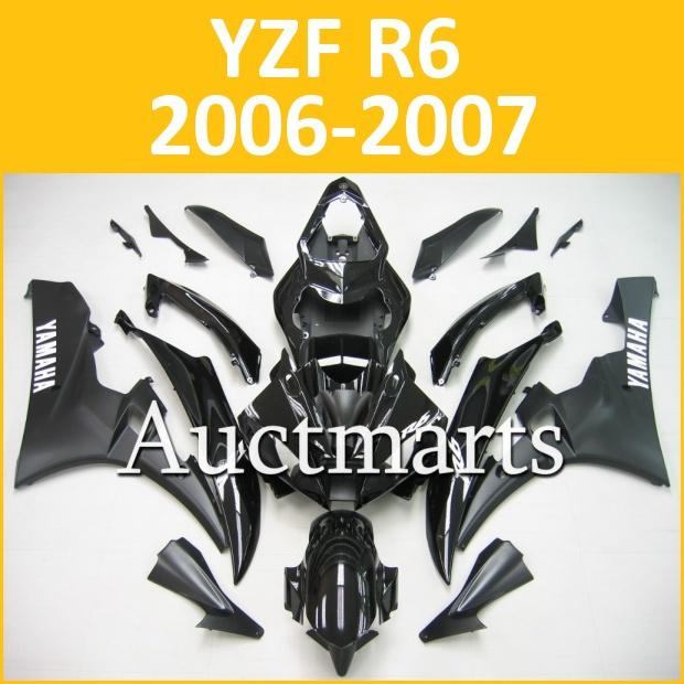 Fit yamaha yzf r6 06 07 yzfr6 2006 2007 600 fairing kit abs bodywork d12 b02