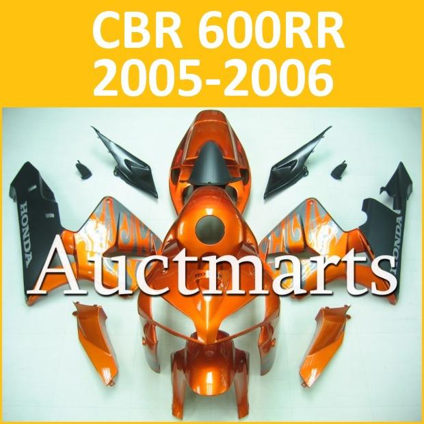 Fit honda 05 06 cbr600rr cbr 600 rr 2005 2006 fairing kit abs plastics b92 b02