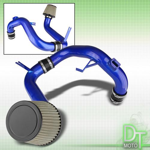 Stainless washable filter+cold air intake 2012-13 civic 1.8l 4cyl blue aluminum