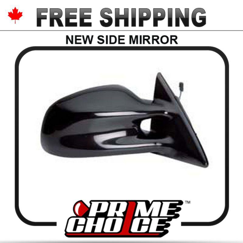 New power black passenger side view mirror for grand am 1999-2002 right door rh