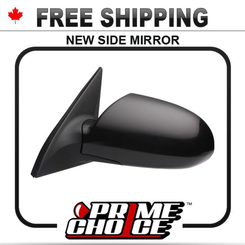 New manual drivers side view door mirror