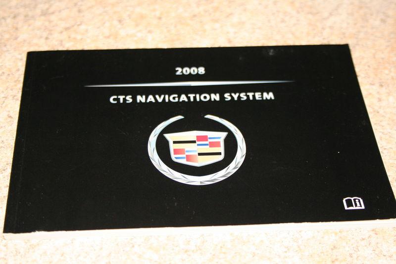 2008 cadillac cts  navigation manual 25813124a  booklet