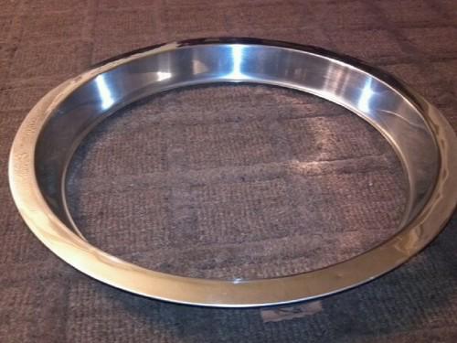 Chrome hub trim ring 14 inch.