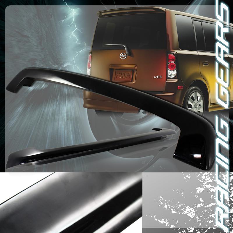 2004-2006 scion xb jdm fiberglass rear hatch tail trunk wing roof spoiler lip