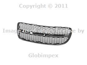 Vw touareg bumper cover grille left front genuine new + 1 year warranty