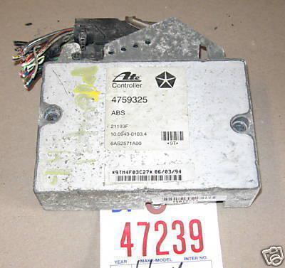 Dodge 93 94 intrepid concorde vision abs ecu anti-lock 1993 1994