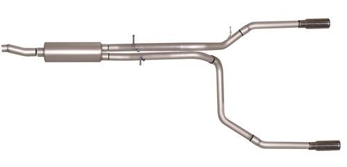 Gibson performance 69504 split rear; dual exhaust kit f-150 pickup f-250 pickup