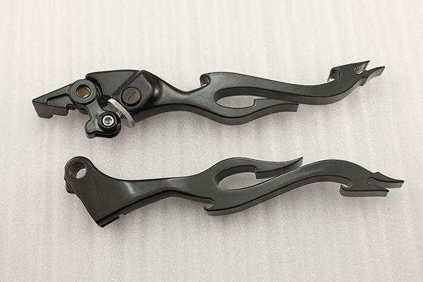 Black flame brake clutch levers for honda cbr 600 f f2 f3 f4 f4i cbr 900rr