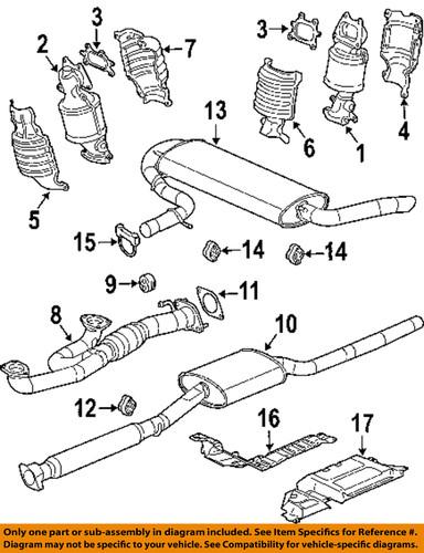 Saturn oem 12587633 exhaust flange/donut gasket/exhaust pipe to manifold gasket