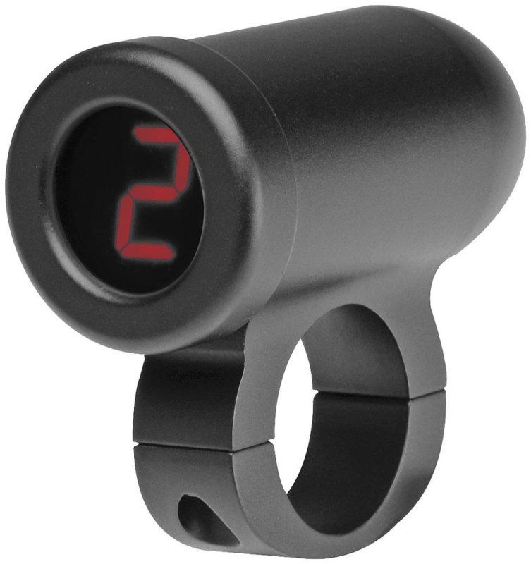 Dakota digital pgr-1000 programmable bar mount gear indicator 1-1/2 blk red h-d