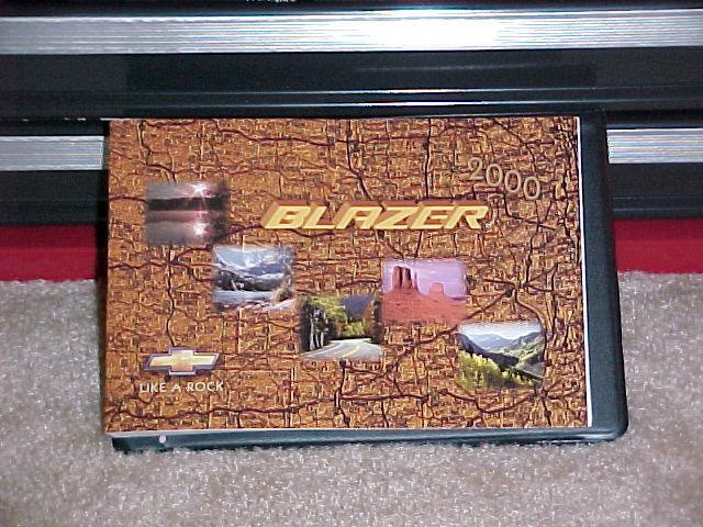 New 2000 chevrolet blazer general motors gm car users owners manual brand new 