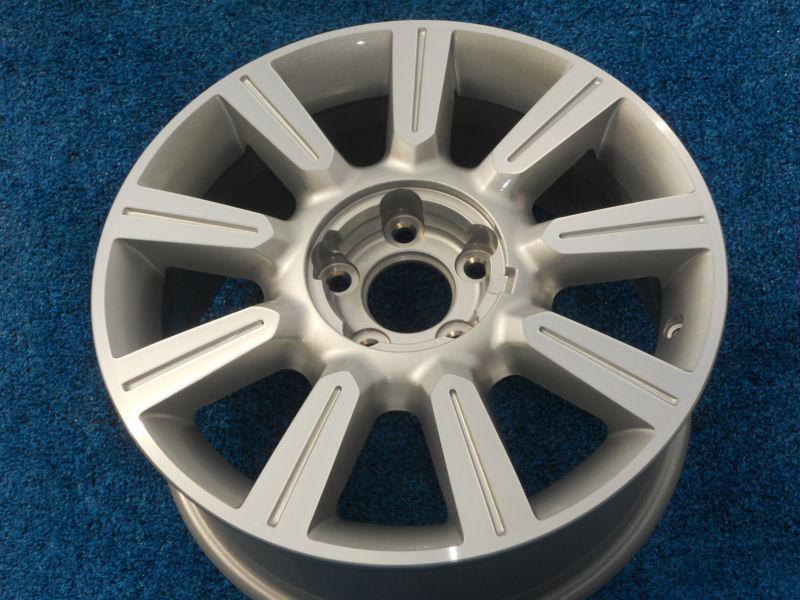 Lincoln mkz 2010 - 12 17" rim 1 oem alloy wheel - bright machined finish - new