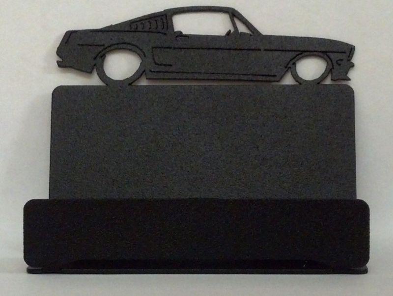 Mustang business card holder powder coated steel