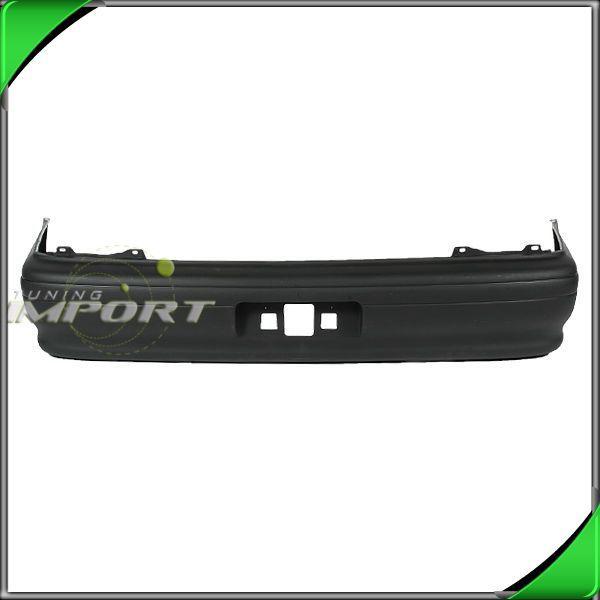 91-94 toyota tercel base/dx raw matte black rear bumper cover replacement