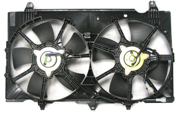 Depo condenser radiator cooling fan 07-08 2007-2008 nissan 350z 21481ev02b