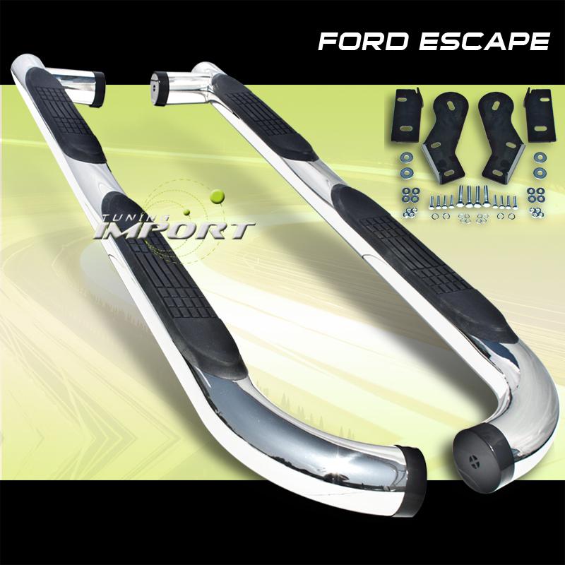 Ford 2001-2007 escape side step nerf bar running board new left+right pair set