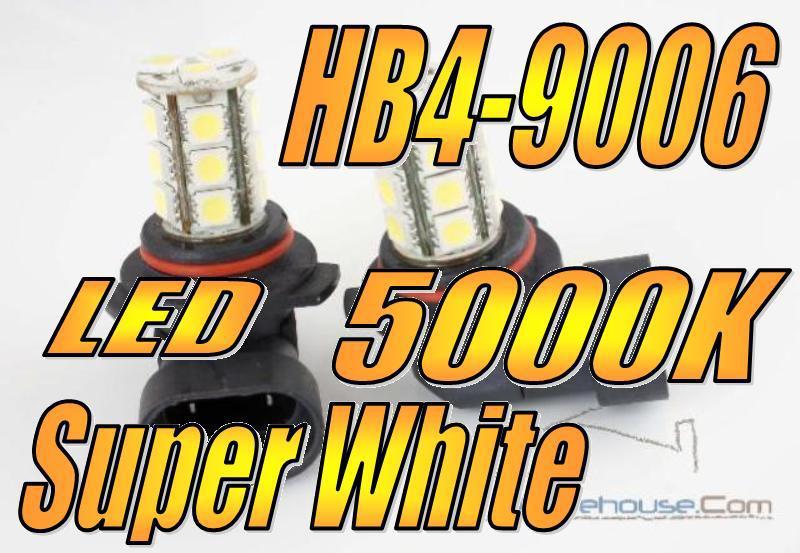 Hb4 9006 5000k led fog lamp super white headlight headlamp light bulb globe a