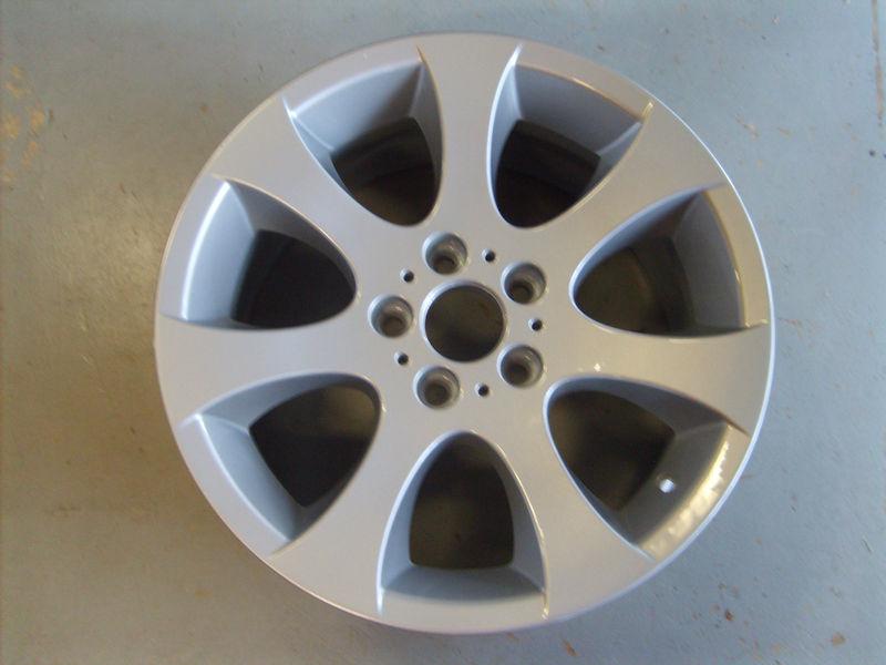 2006-2011 bmw 3 series wheel (rear), 18x8.5, 7 flare spoke full painted silver