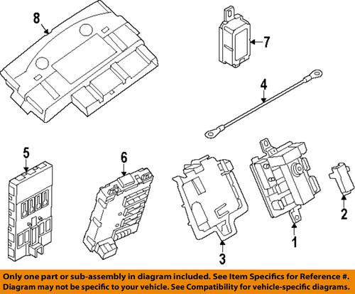 Bmw oem 12637591534 electrical-distribution box