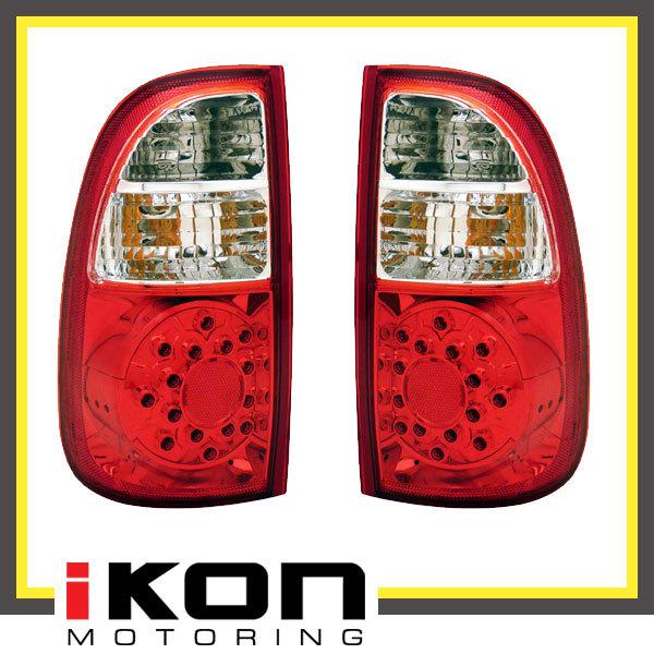 00-06 toyota tundra led tail lights r/cl (std cab acc)