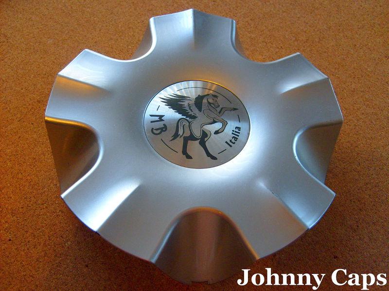 Mb italia wheels center cap #12.0068.00 hyper-silver custom wheel center cap (1)