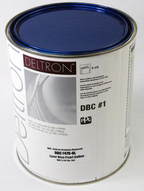 Ppg dbc deltron basecoat lazer blue pearl gallon auto paint