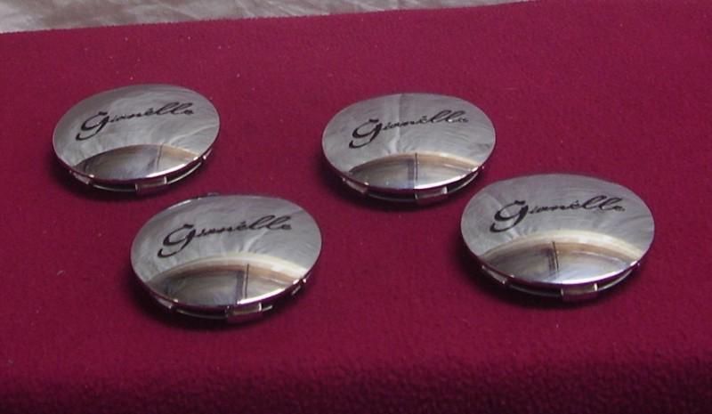 Gianelle wheels chrome custom wheel center caps #126k86 set of 4 new