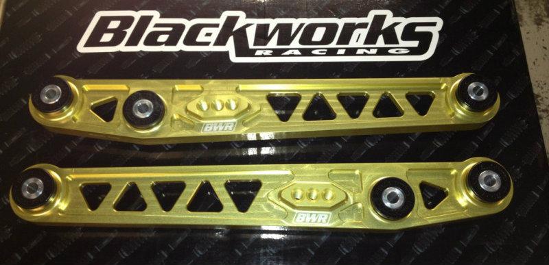 Blackworks bwr gold lower control arms lca ef eg dc 88-95 civic 90-01 int