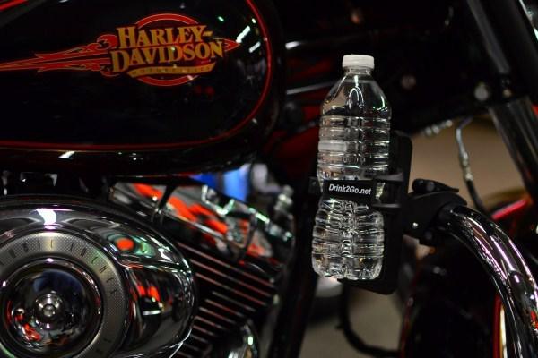 Harley hd dyna ultra softail cup drink holder beverage water bottle free ship 