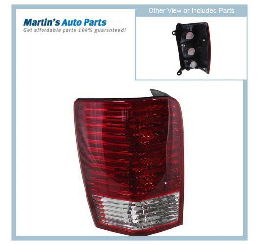 Clear red lens new tail light lamp left hand lh driver side ch2818116