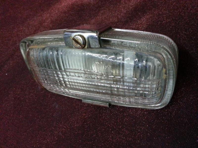 Vintage lucas chrome reverse light jaguar austin vauxhall mg triumph free post