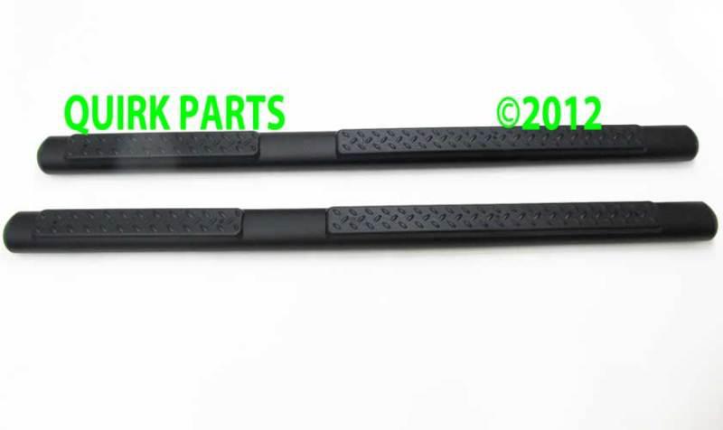 2011-2014 jeep grand cherokee black side steps running boards nerf bars oem new